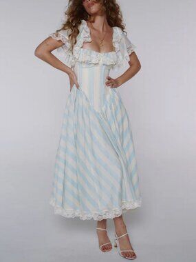 chinese dress ladies The Lace Up Party Dress | Archival Selkie main image 1